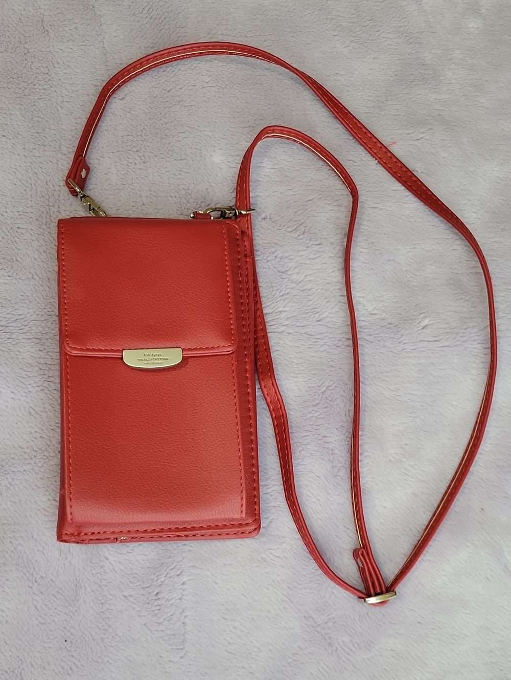 Women's Red Crossbody Phone Wallet - Unbranded